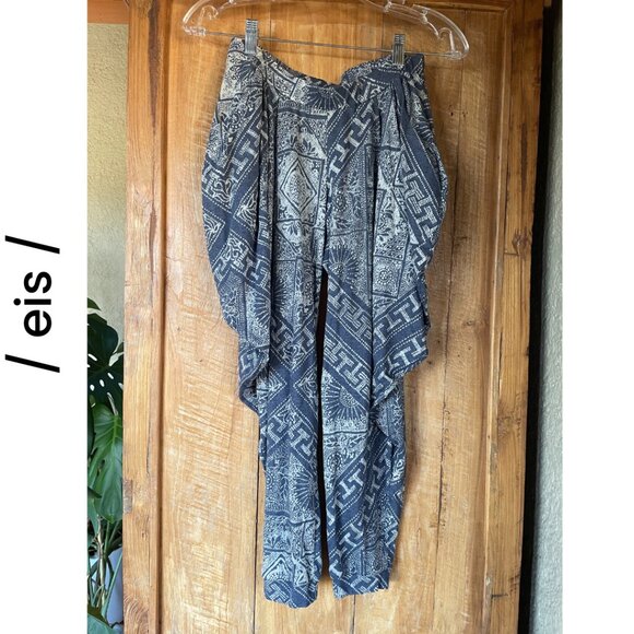 /eis/ I Cotton / Poly Jersey Discharged Printed Hummer Pant I Size S - Picture 1 of 6